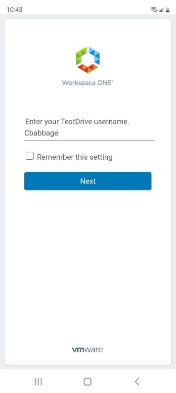 Android BYO Device Management TestDrive